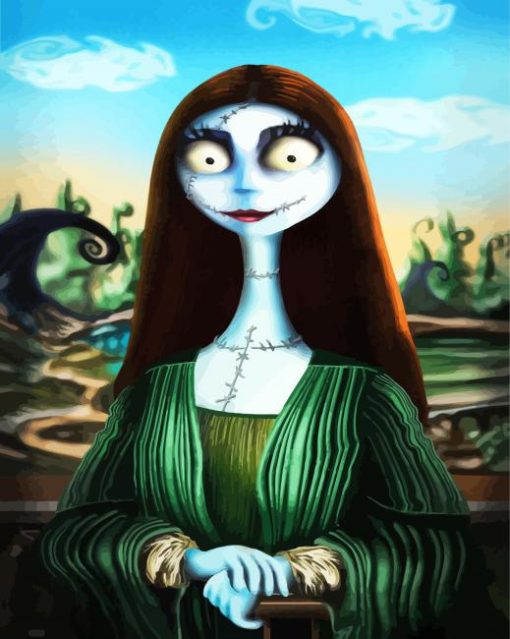 Nightmare Before Christmas Sally paint by numbers