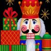 Nutcracker Holding Gifts paint by numbers