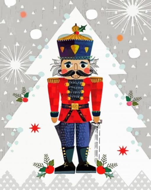 The Nutcracker Illustration paint by numbers