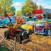 Old Classic Cars paint by numbers