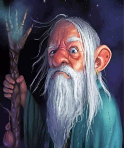 Old Gnome paint by numbers