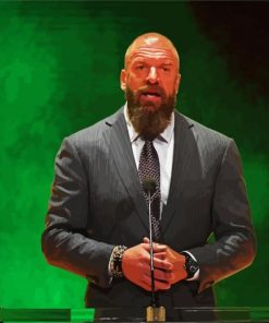 Paul Levesque Triple H paint by numbers