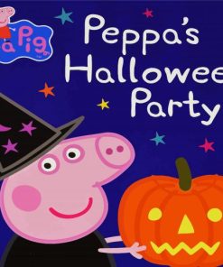 Peppa Pig Halloween paint by numbers