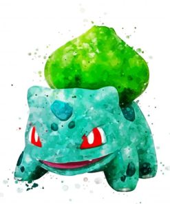 Bulbasaur Character paint by numbers