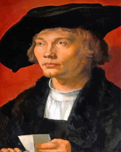Portrait Of Bernhart Von Reesen paint by numbers
