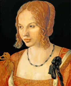 Portrait Of A Venetian Woman paint by numbers