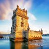 Aesthetic Belem Tower paint by numbers