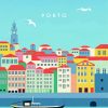 Portugal Porto Poster paint by numbers