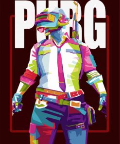 Pubg Game Pop Art paint by numbers