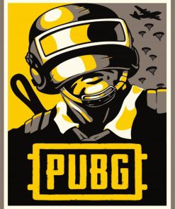 Aesthetic Pubg Poster paint by numbers