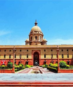 Rashtrapati Bhavan Palace paint by numbers