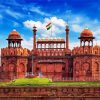 Red Fort New Delhi paint by numbers