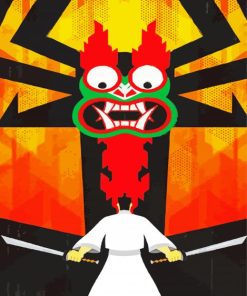 Samurai Jack paint by numbers