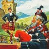 Scotsman Bagpipe Player paint by numbers