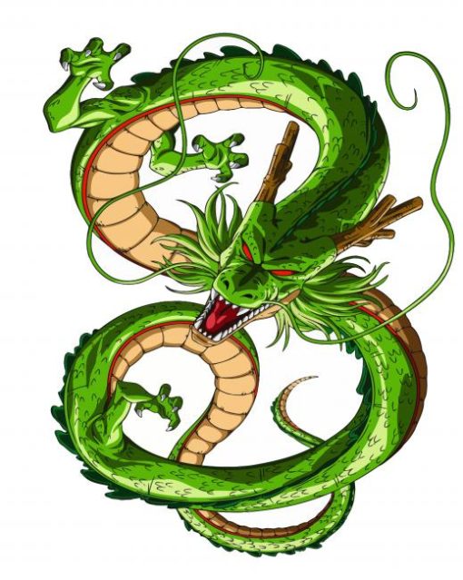 Shenron Dragon Ball paint by numbers