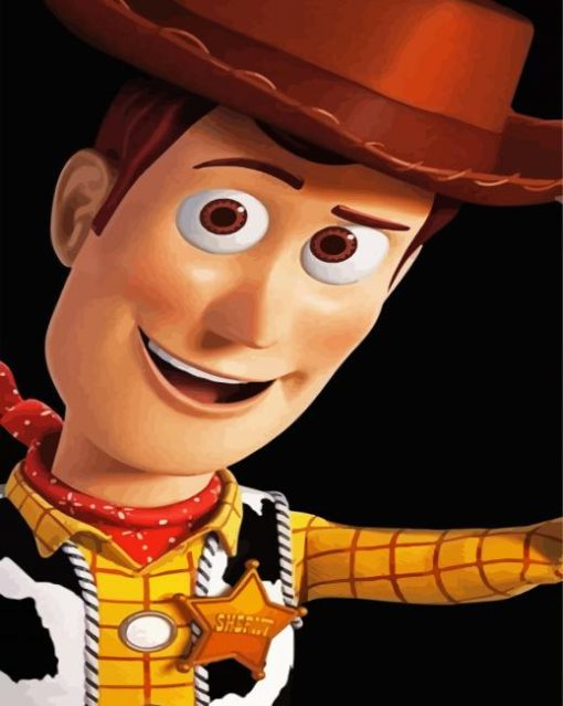 Aesthetic Sherif Woody paint by numbers
