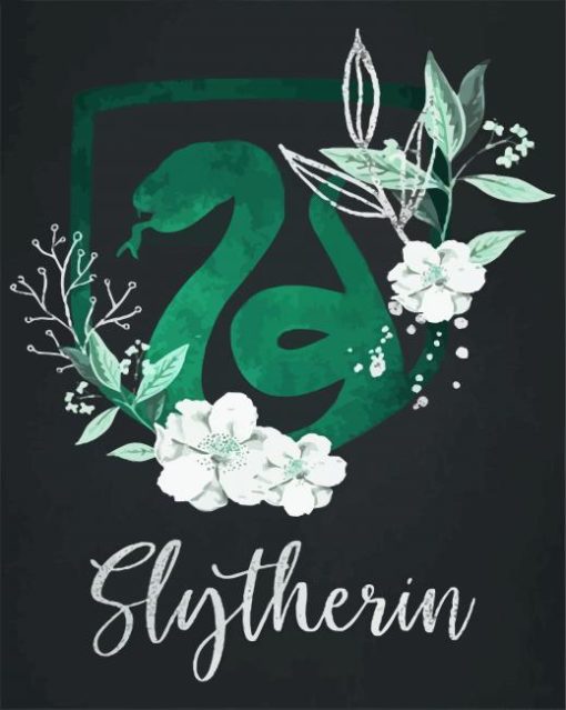 Slytherin Art paint by numbers