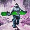 Snowboarder Man Art paint by numbers