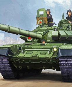 Soldiers In Tank paint by numbers