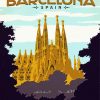 Sagrada Famillia Barcelona paint byb numbers