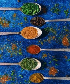 Spices On Spoons paint by numbers