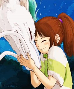 Chihiro And Haku paint by numbers