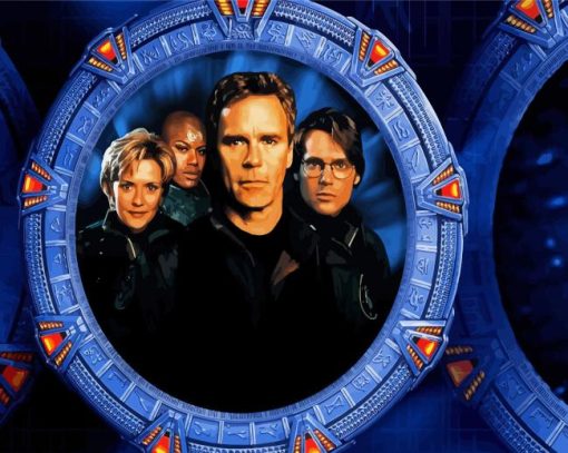 Stargate SG 1 Movie paint by numbers
