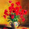 Still Life Coquelicot Poppies paint by numbers