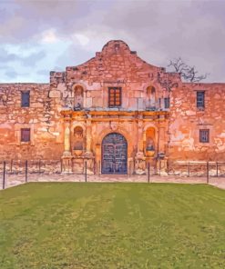 The Alamo At Sunset paint by numbers