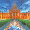 Texas Capital Buildings paint by numbers