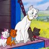 The Aristocats Characters Kittens paint by numbers