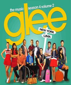The Glee Poster paint by numbers