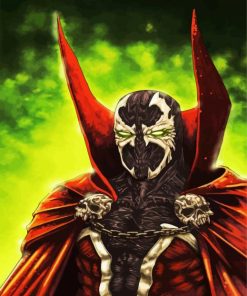 The Spawn Character paint by numbers