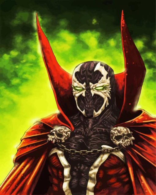 The Spawn Character paint by numbers