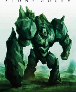 The Stone Golem paint by numbers