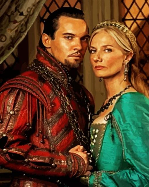 The Tudors Characters paint by numbers