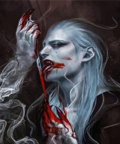 The Vampire Art paint by numbers