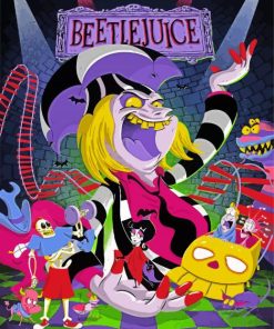 The Beetlejuice Poster paint by numbers
