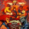 ThunderCats Characters paint by numbers