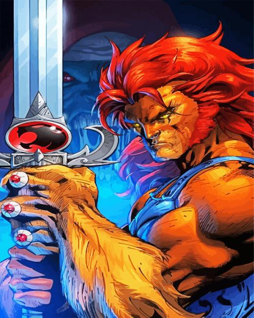 Lion O ThunderCats paint by numbers