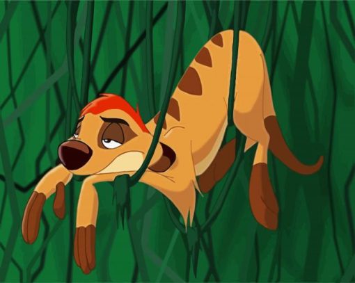 Timon The Lion King paint by numbers