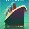 Titanic Ship Poster paint by numbers
