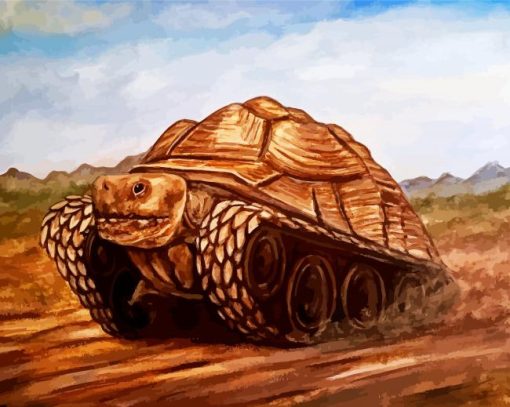 Tortoise Tank Art paint by numbers