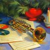 Trumpet Musical Instrument paint by numbers