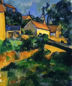 Turning Road At Montgeroult paint by numbers