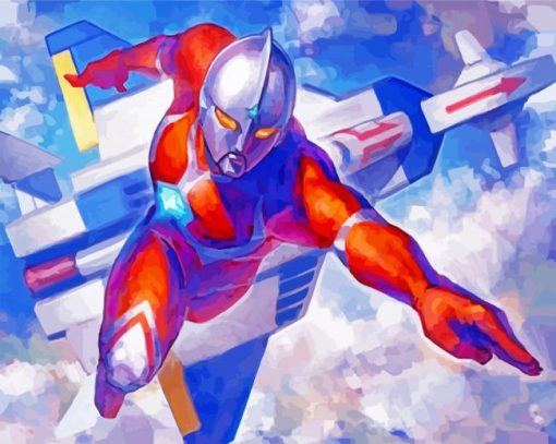 Ultraman Art paint by numbers