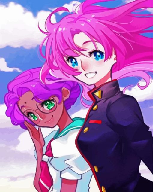 Anthy And Utena Characters paint by numbers