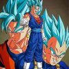 Vegito Character piant by numbers