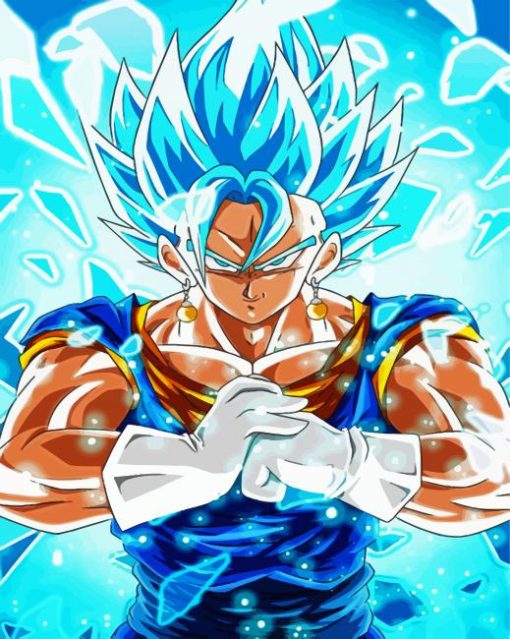 Vegito Dragon Ball paint by numbers