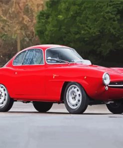 Vintage Alfa Romeo paint by numbers